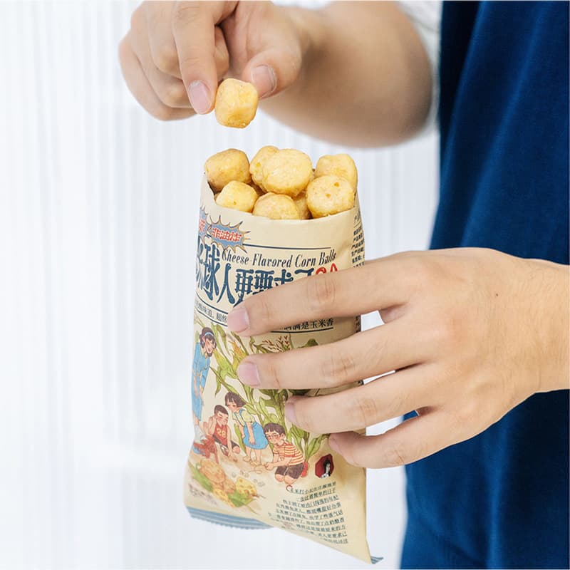 Corn Ball Snack Cheese Flavor Gift Pack 2