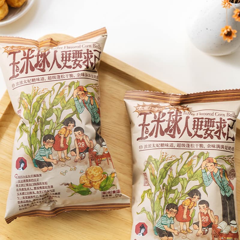 Corn Ball Snack Cheese Flavor Gift Pack 6