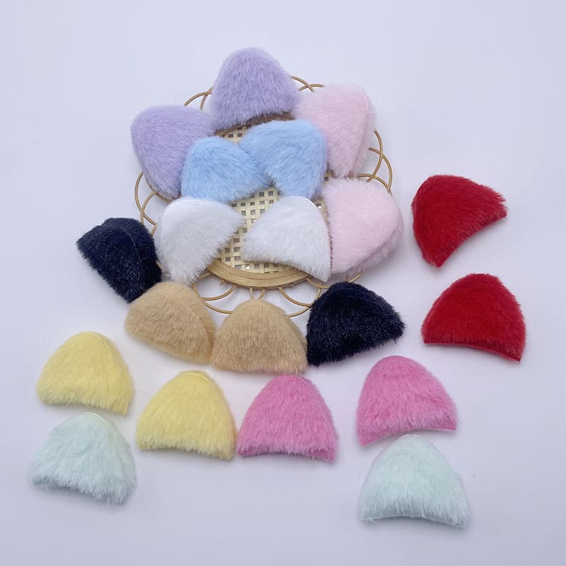 Double-sided cute plush children's hairgrip, hair accessory, headband, doll with accessories, DIY 2