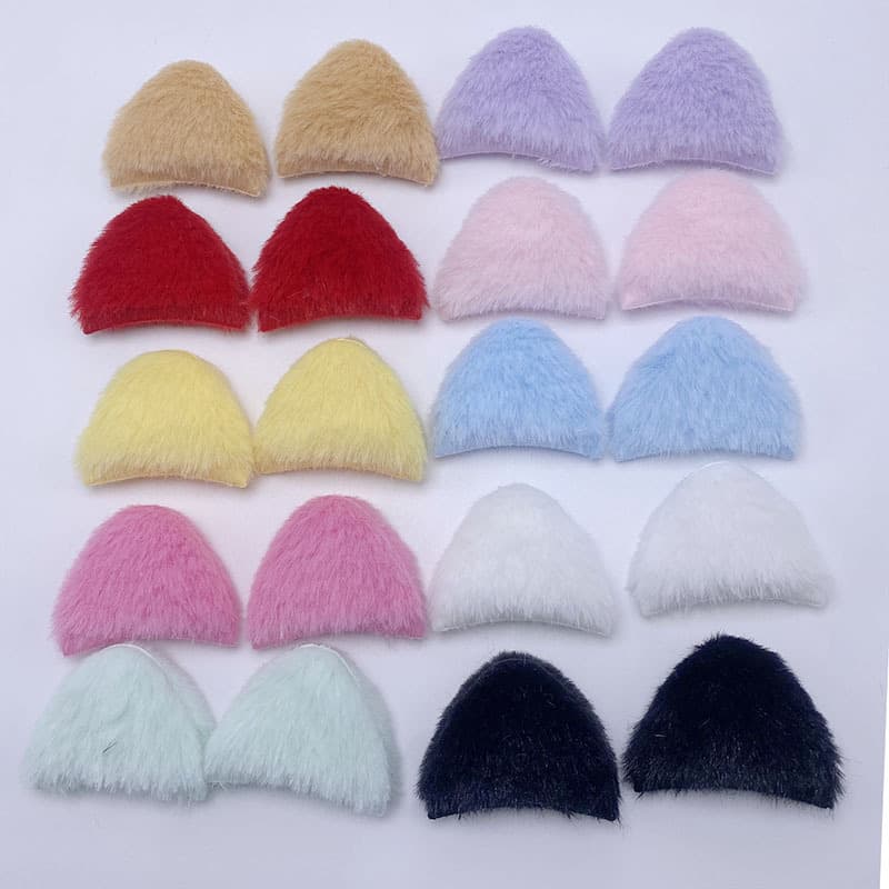 Double-sided cute plush children's hairgrip, hair accessory, headband, doll with accessories, DIY