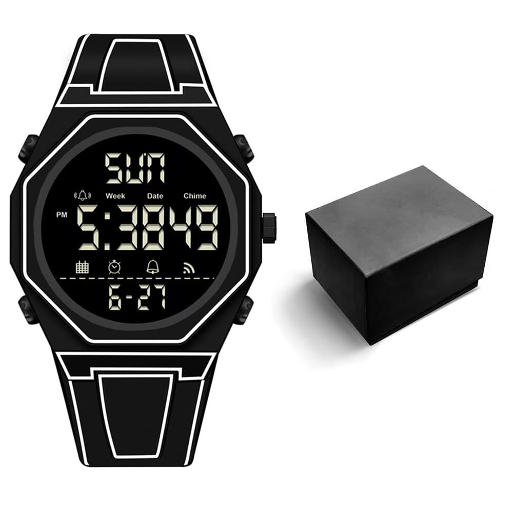 Men's watch, waterproof fashionable plastic quartz women's watch, high-quality style, men's style 5
