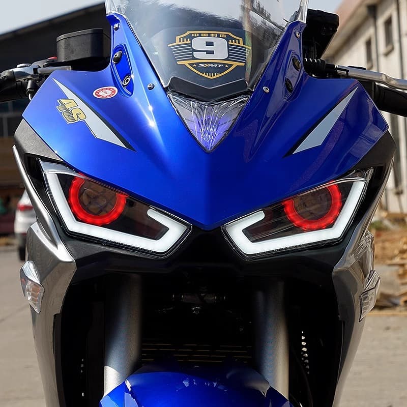 Little Ninja 250C fuel vehicle Kawasaki H2 Horizon Road Racing Locomotive V6 Motorcycle Double Cylinder R3 Sports Car 2