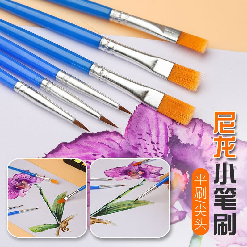 (Wholesale), children's nylon digital brush, pigment coloring book, liner for kindergarten, watercolour, graffiti 4