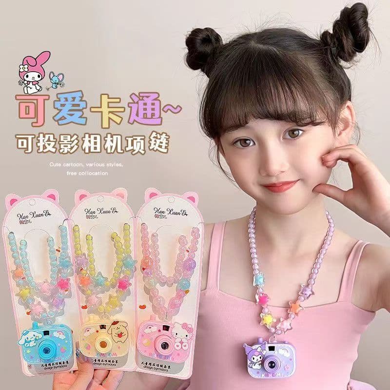Cartoon small necklace, camera, cute children's toy, Birthday gift 1