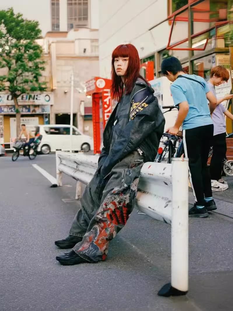 (Cross-border trading), jeans hip-hop style, retro trousers, punk style, with embroidery, loose fit 3