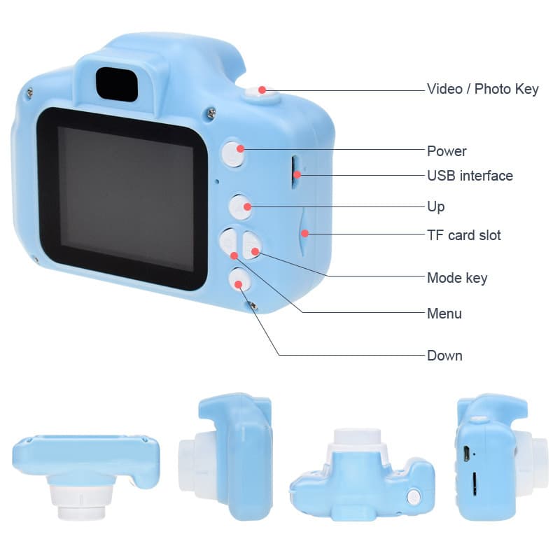 Children's digital camera for students, x2000, Birthday gift 2