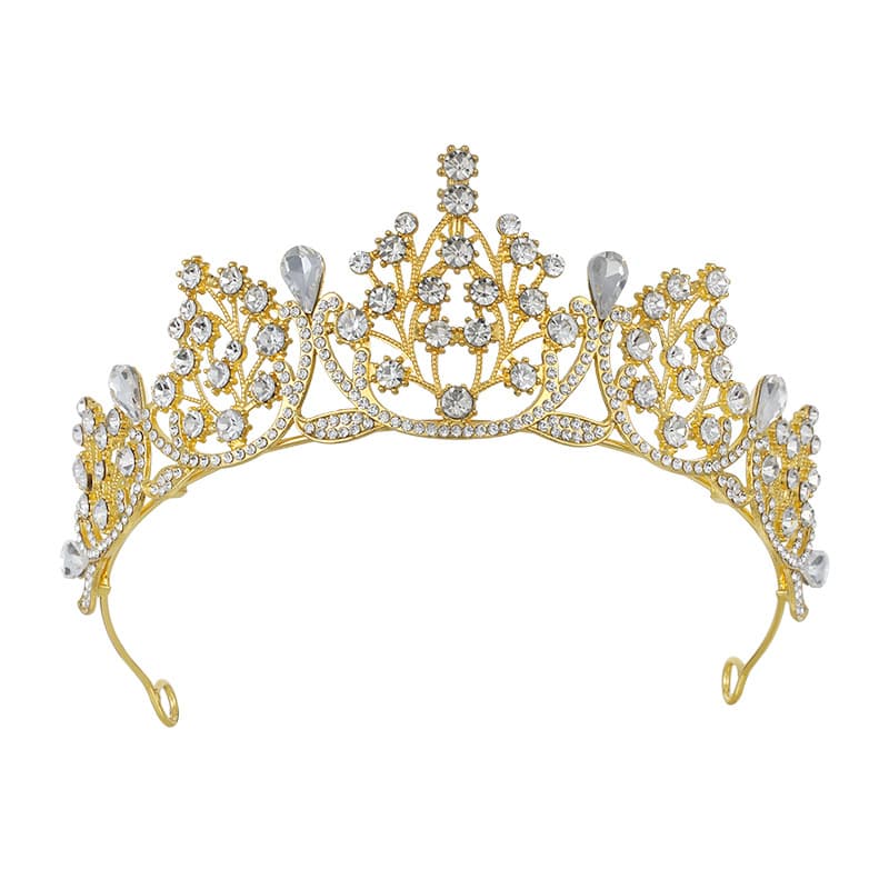 (Cross-border trading), tiara for bride drop-shaped, crown for adults, hair accessory 5