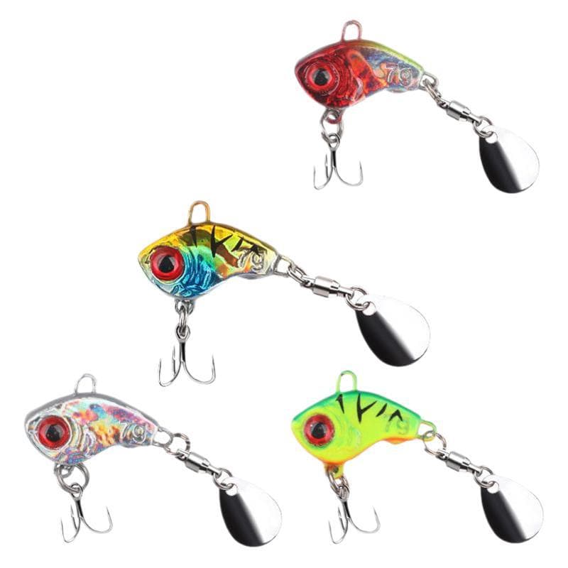 Mini small iron plate vib sequins vibration road sub -bait small whirlwind simulation remote bait freshwater sea fishing metal fake bait 5