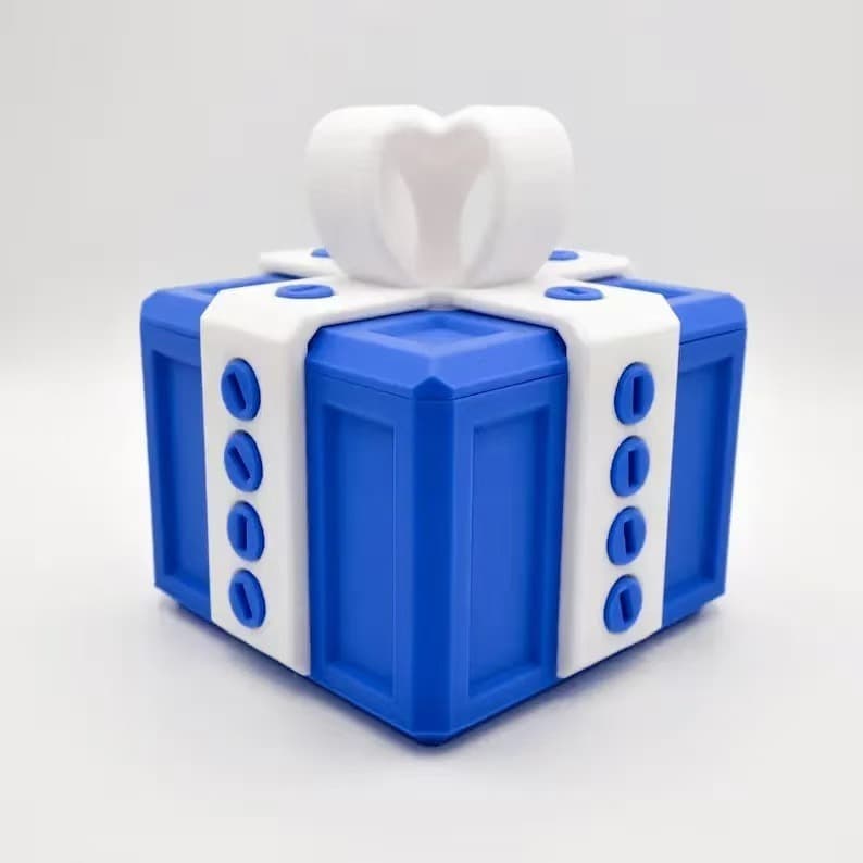 Annoying Gift Box 3D Printed Decoration 3