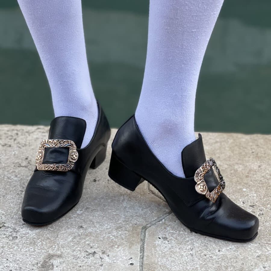 Amazon Independent Station Cross-border Foreign Trade New Europe and America Retro 18th Medieval Renaissance Halloween Men's Shoes 1