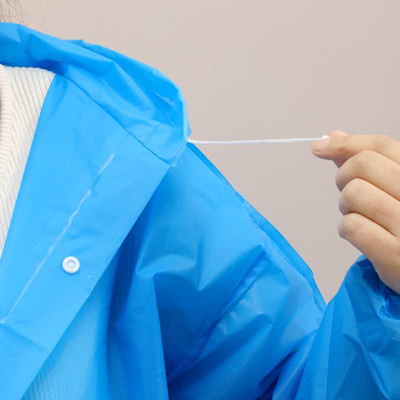 Travel handheld raincoat, increased thickness 3
