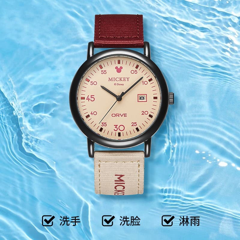 Disney, genuine retro watch for men and women, Disney Mickey Mouse, American style, for secondary school 4