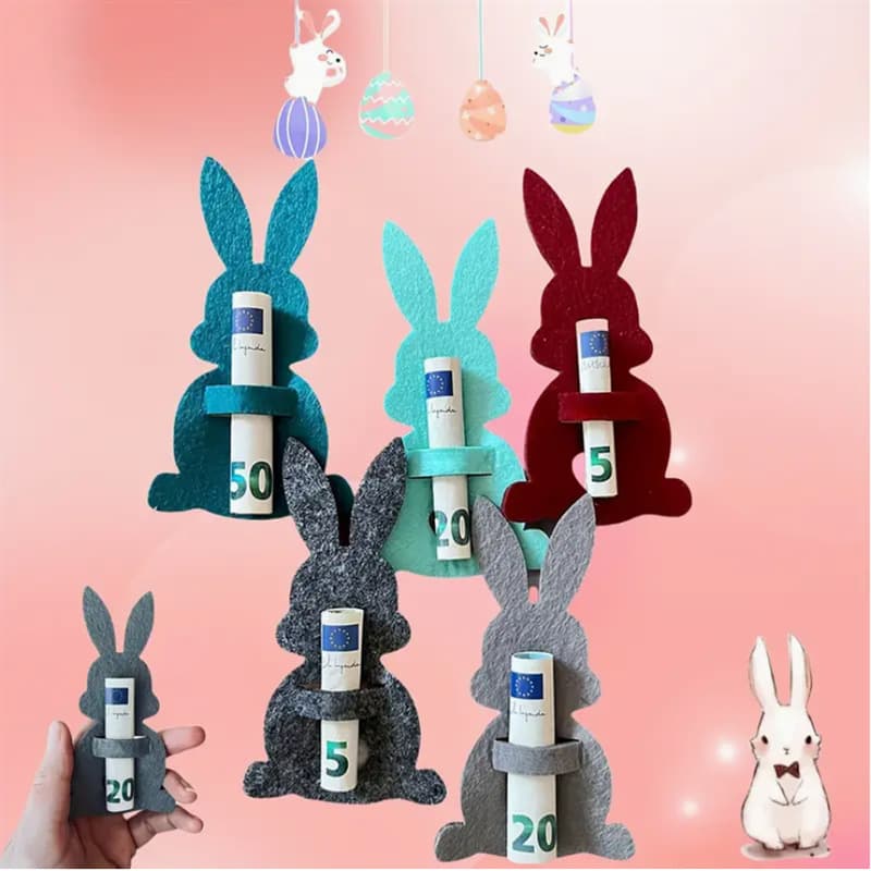 Wallet, rabbit, tableware, storage system, linen bag, Birthday gift 1
