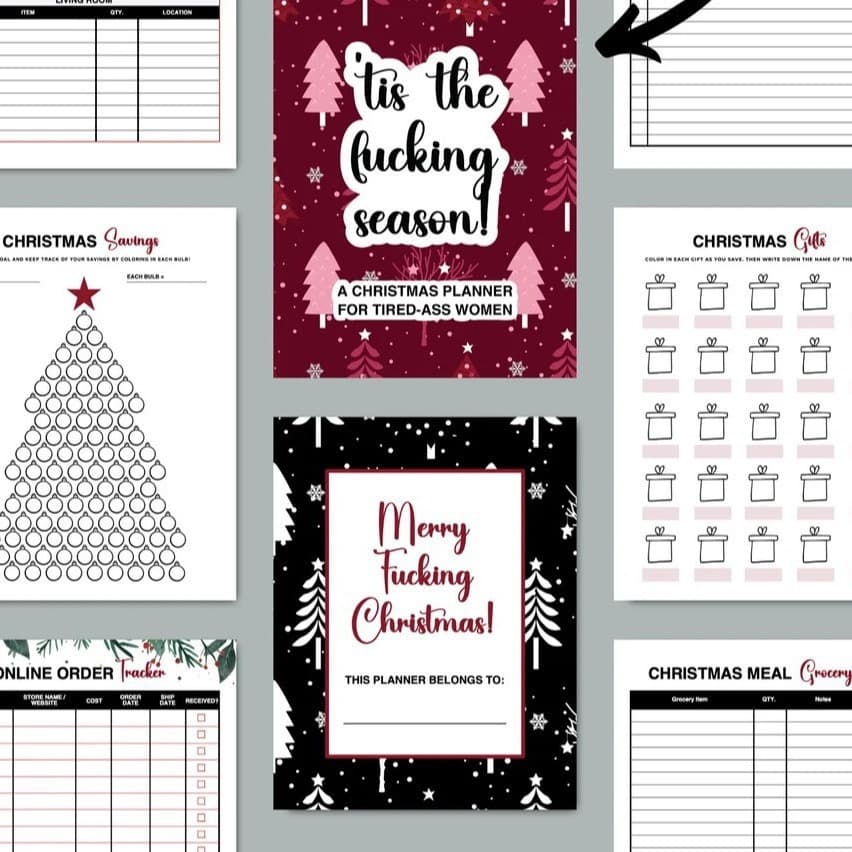 Christmas to do list Christmas interesting to do it, gift list planner cross -border 2