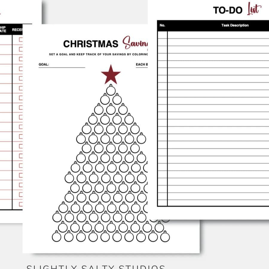 Christmas to do list Christmas interesting to do it, gift list planner cross -border 3
