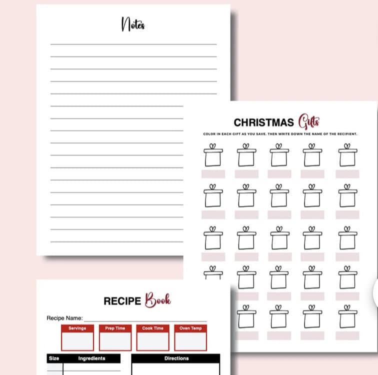 Christmas to do list Christmas interesting to do it, gift list planner cross -border 5