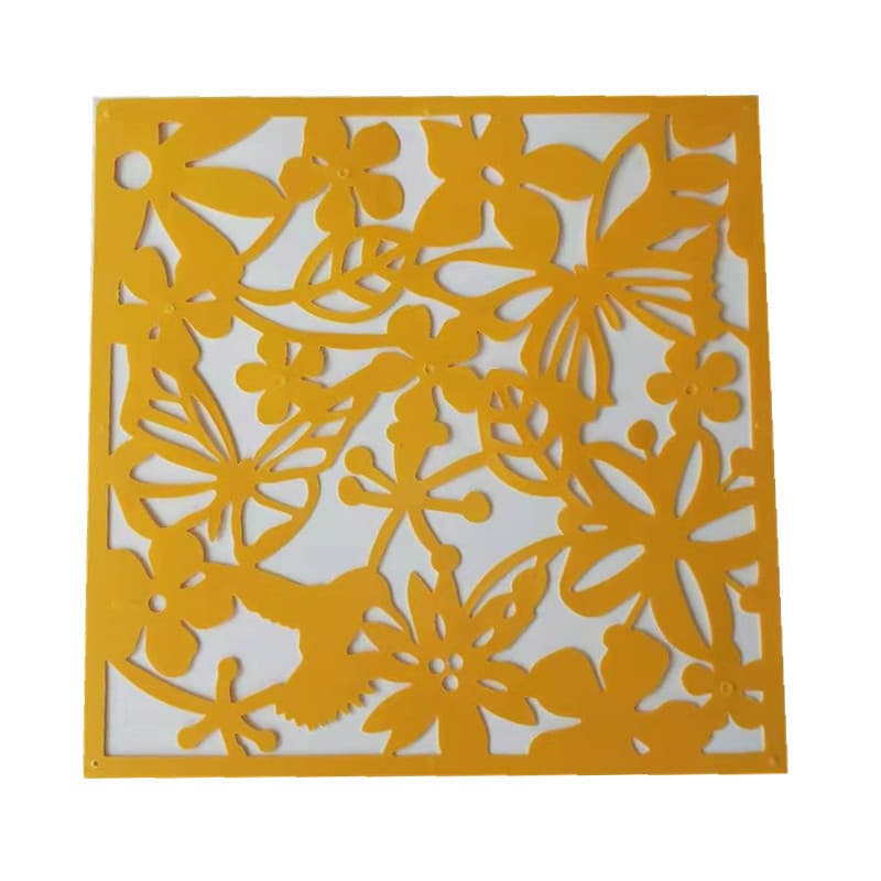 Office partition splicing carved style screen commercial hotel office building decorative partition entrance hanging screen 5