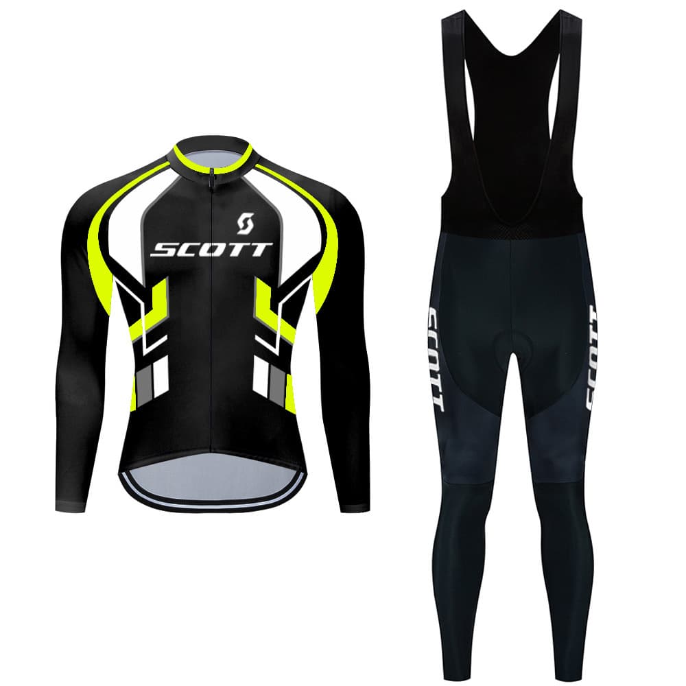 (Cross-border trading), demi-season jersey, long-sleeve, suspenders, mountain set, road bike, Amazon 3