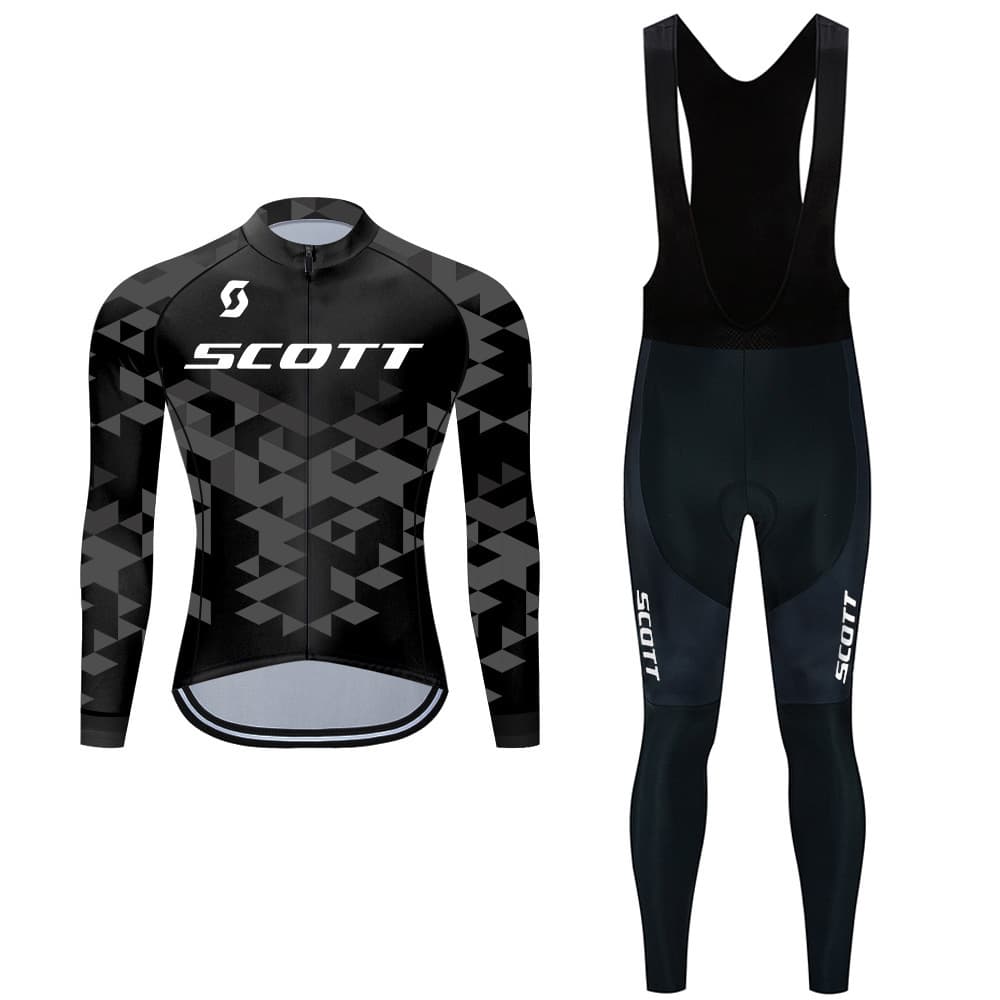 (Cross-border trading), demi-season jersey, long-sleeve, suspenders, mountain set, road bike, Amazon 4