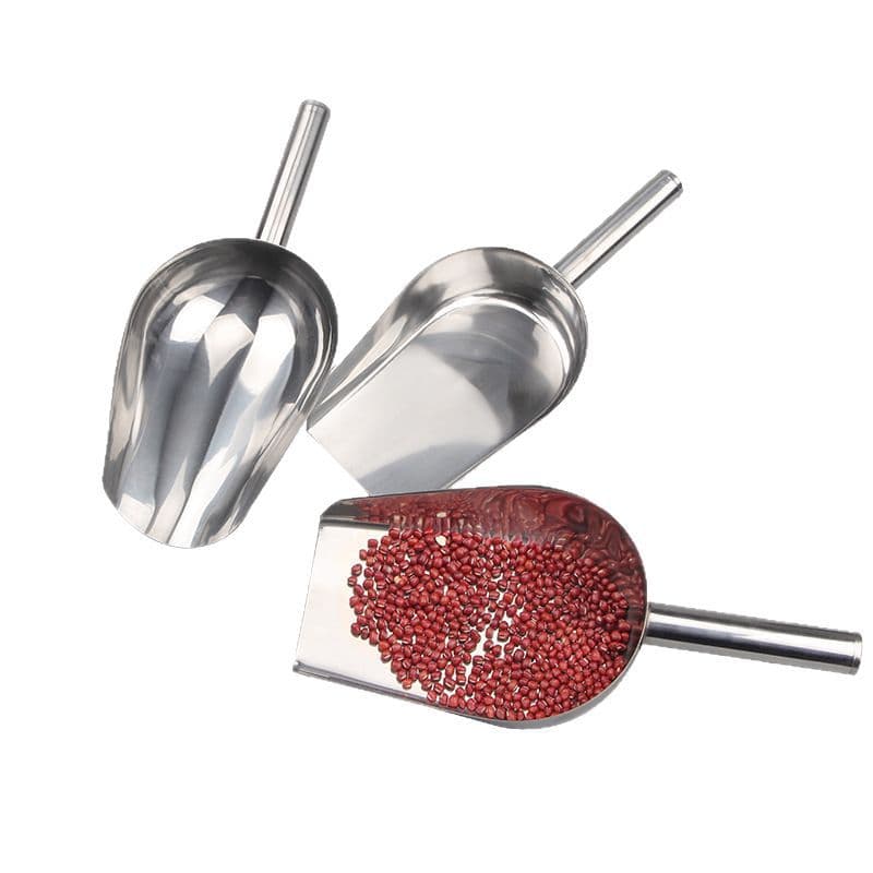 Thickened stainless steel ice shovel teasing flour, soybean shovel sugar shovel, rice shop miscellaneous grain tea leaf food shovel, shovel, multi -shovel 5