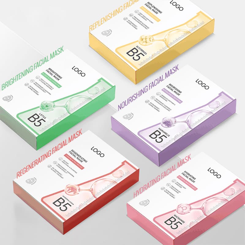 Southeast Asia’s most popular OEM vitamin B5 moisturizing and nourishing skin maskVitamin B5 facial mask 2