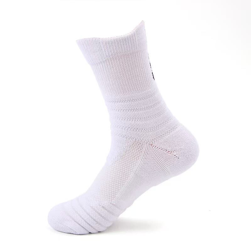 Travel non-slip basketball socks for badminton, mid-length, for running, absorbs sweat and smell 5