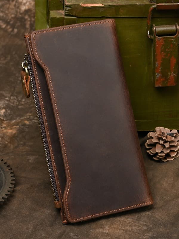 [Men's retro leather wallet, men's factory wholesale, RFID an] 2