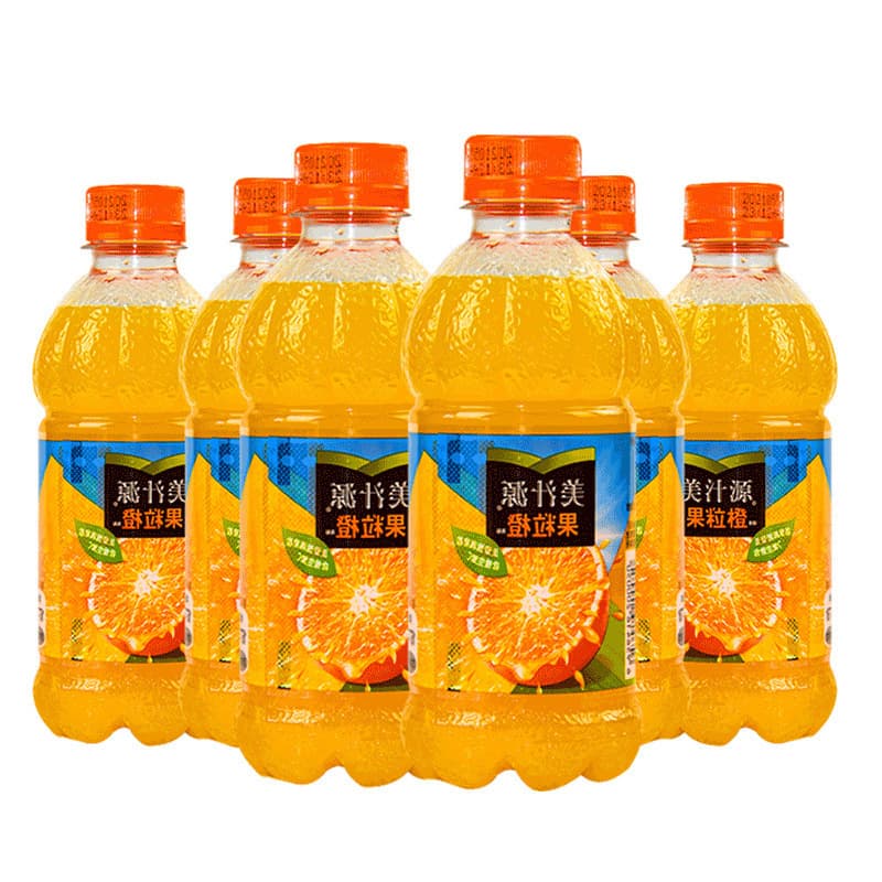 Meijuyuan Fruit Orange 300ML Small Bottle Beverage Delicious Delicious Fruit Orange 6