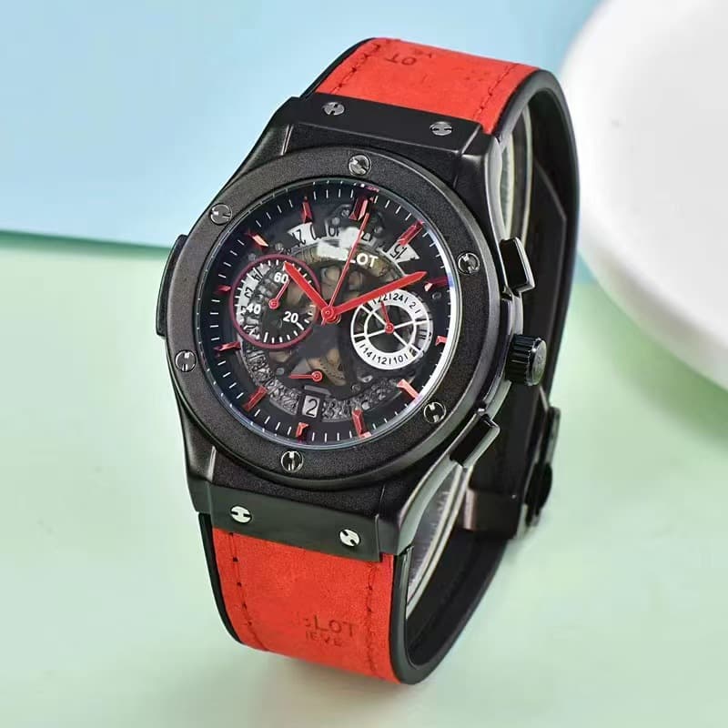 Quartz rubber belt, men's watch for eyes, genuine leather, direct factory sales 1