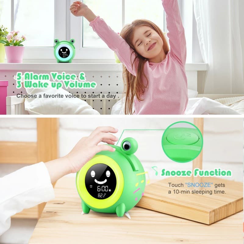 Cute Animal Child Alarm CLOCK SLEEP Trainer Digital Wakeup 5
