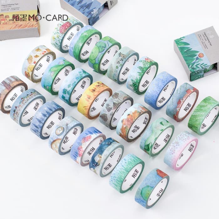 Mo Mo and paper tape twenty -four solar terms spring, summer, autumn and winter, handbook notebook notebook planning anniversary 4
