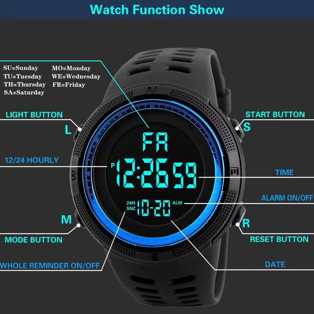 (Cross-border trading), digital watch, sports universal fashionable screen for students, direct factory sales, optics, internet celebrity 2