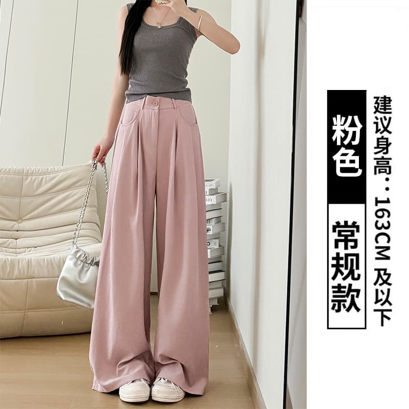 White suit, spring trousers, trend of season, city style, high waist, loose straight fit 6