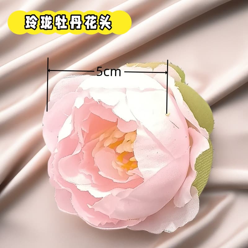 Simulated flower peony head (Linglong peony) manufacturer direct sales wedding wedding layout hotel decoration home decoration 3