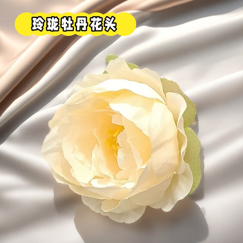 Simulated flower peony head (Linglong peony) manufacturer direct sales wedding wedding layout hotel decoration home decoration 1