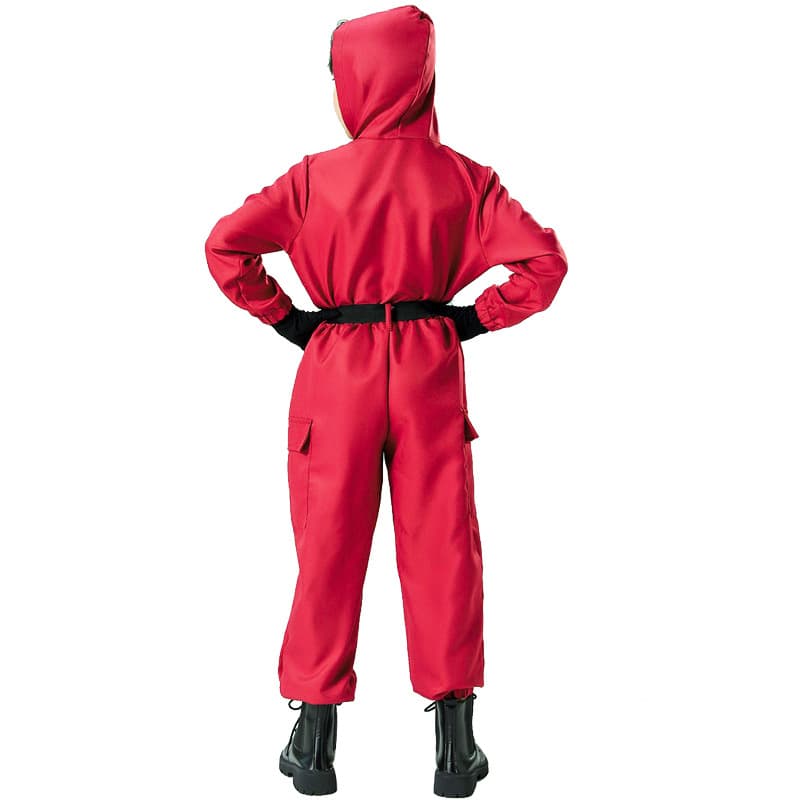 Carnival Role Playing Red Onesie COS Suit Spot Halloween 4