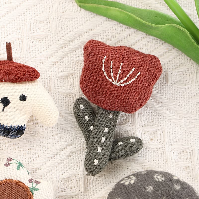 Cloth, bow tie, doll, creative keychain, Korean style, DIY 2