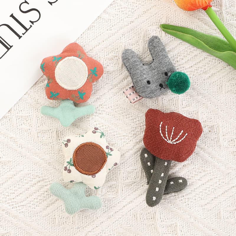 Cloth, bow tie, doll, creative keychain, Korean style, DIY 4