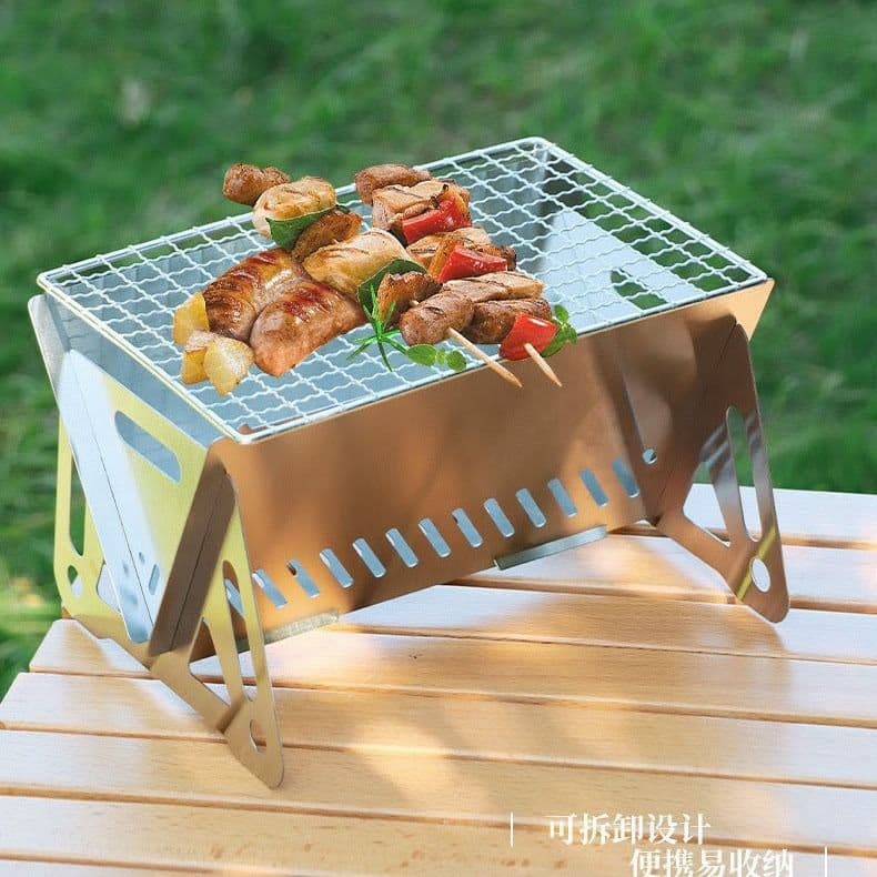 BBQ Grill Outdoor BBQ Grill Camping Grill Disposable BBQ Grill Folding BBQ Grill 3