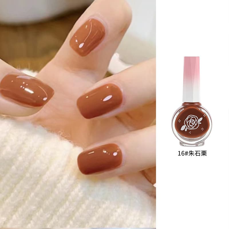 Multicoloured nail polish strongly flavoured, no lamp dry, quick dry 4