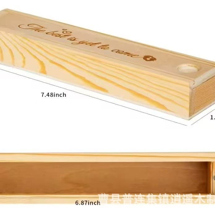 Creative wooden souvenir, commemorative storage box for new born, Birthday gift 4