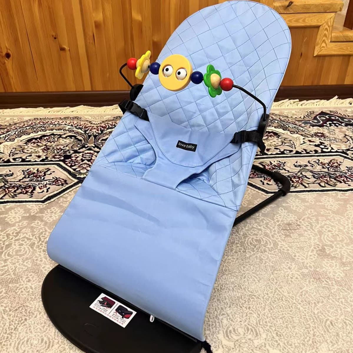 Baby rocker, children's cradle for new born for sleep to go out 1