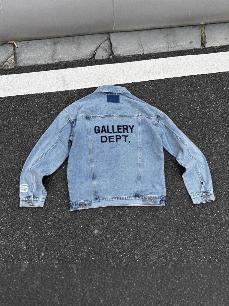 Jacket with zipper, hand painting, American style, with embroidery 4