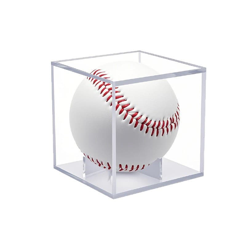 Acrylic baseball storage box, stand 5