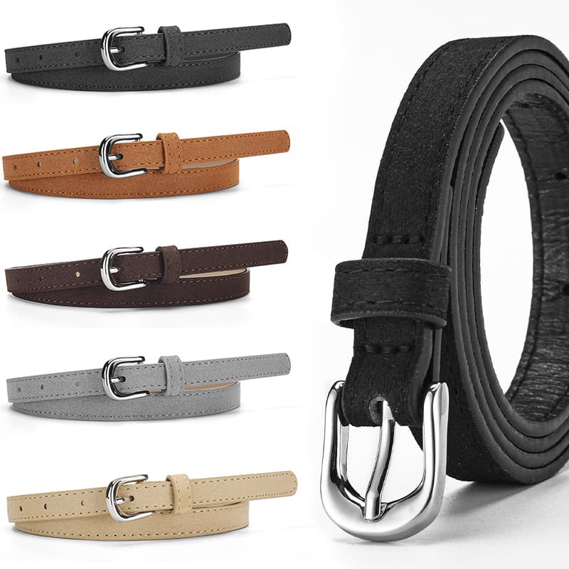 Capacious belt, suede jeans, tights, dress, simple and elegant design, (Physicals) 1
