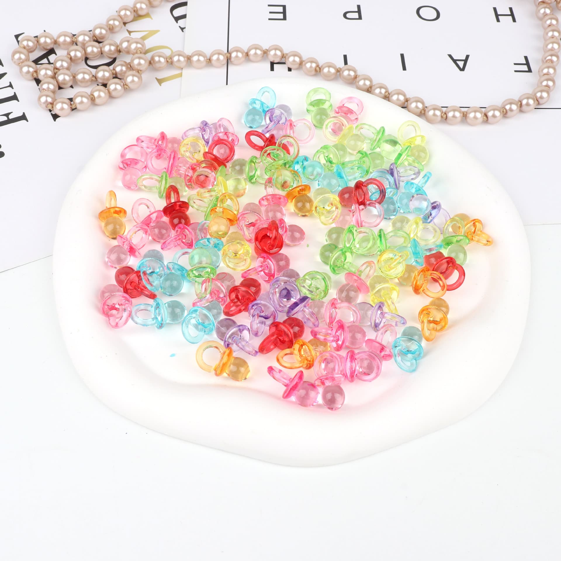 (Cross-border trading), acrylic pacifier, baby hygiene product, gift box, DIY, Birthday gift 4