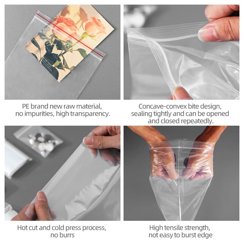 [Plastic Ziploc bag Jewelry,Daily necessities packaging bag] 2