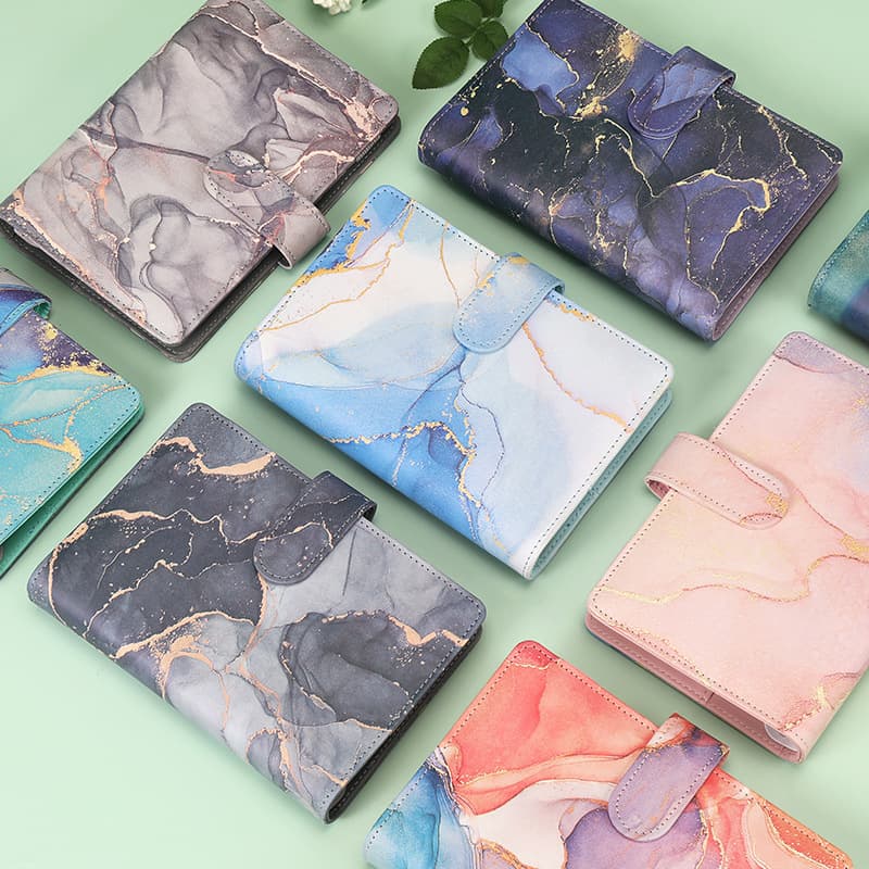 Color Macaron A6 live page bookkeeping notebook Creative cash budget Calculator financial planner handbook 4
