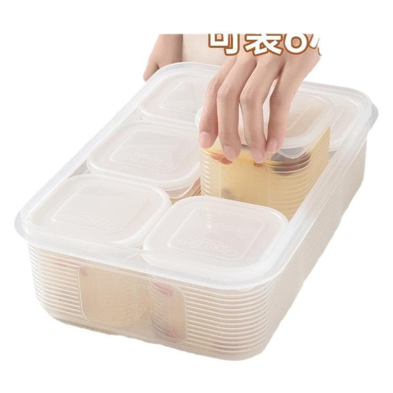 Frozen soup box packing box refrigerator frozen box food storage box small box food grade food meal reserve box 5