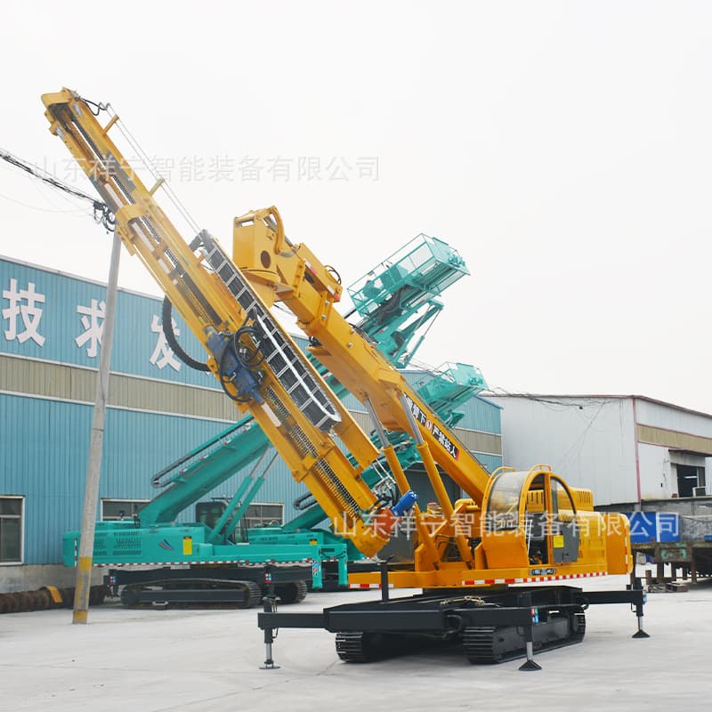 Single-arm tunnel drilling rig crawler tunnel 360° rotary drilling machine mountain foundation pit support anchor drilling machine 2